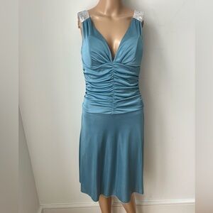 Xtraordinary Blue Sleeveless Dress